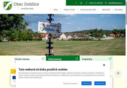 Zobrazit webové stránky Obecní úřad Dobšice