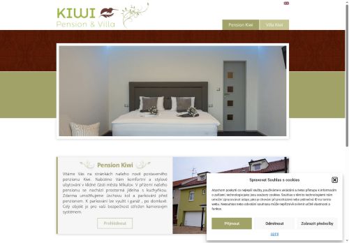 Zobrazit webové stránky Pension Kiwi