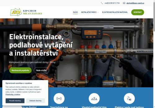 Zobrazit webové stránky EZP Czech