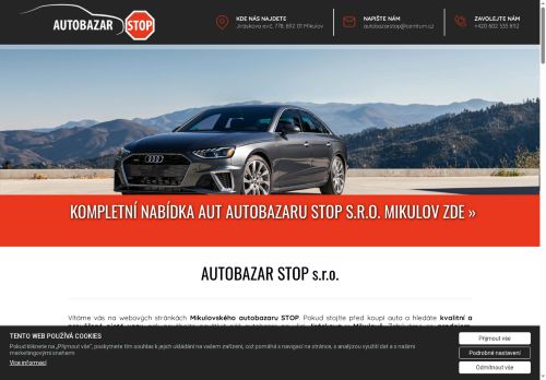 Zobrazit webové stránky Autobazar STOP