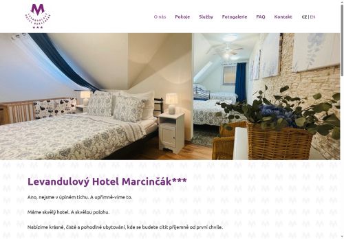 Zobrazit webové stránky Levandulový Hotel Marcinčák