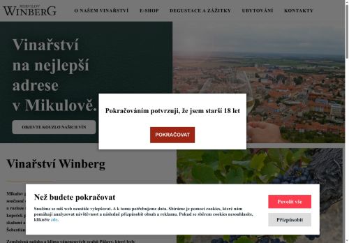 Zobrazit webové stránky WINBERG Mikulov, s.r.o.