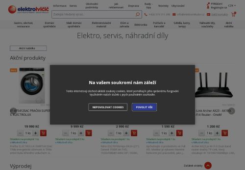Zobrazit webové stránky Elektro Ivičič