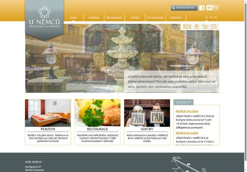 Zobrazit webové stránky Restaurace a pension U Němců