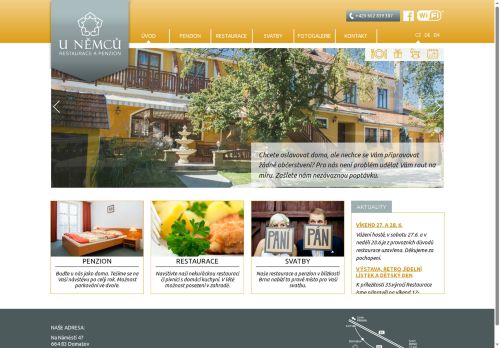 Zobrazit webové stránky Restaurace a pension U Němců