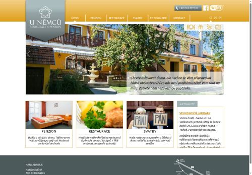 Zobrazit webové stránky Restaurace a pension U Němců