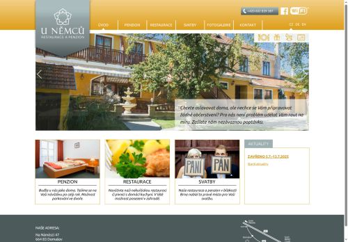 Zobrazit webové stránky Restaurace a pension U Němců