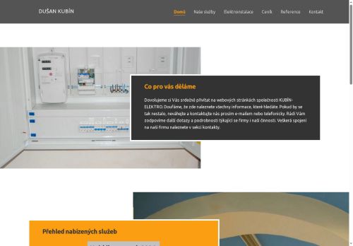Zobrazit webové stránky Elektromontáže - Dušan Kubín