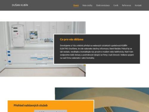 Elektromontáže - Dušan Kubín