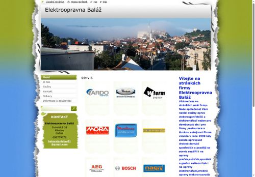 Zobrazit webové stránky Elektroopravna Baláž