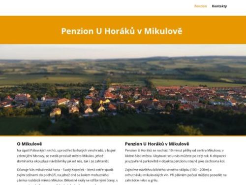 Penzion U Horáků