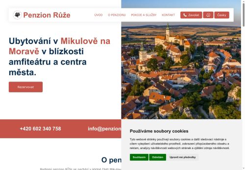 Zobrazit webové stránky Penzion Růže