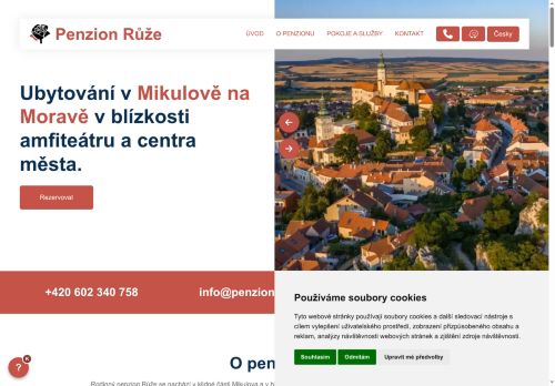 Zobrazit webové stránky Penzion Růže