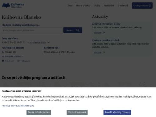 Městská knihovna Blansko