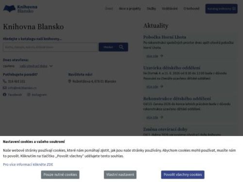 Městská knihovna Blansko