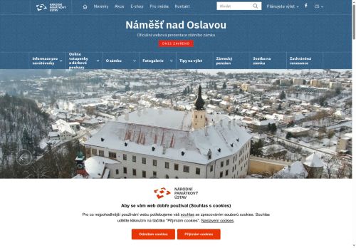 Zobrazit webové stránky Zámek Náměšt nad Oslavou