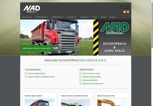 NAD KONČICE s.r.o. nabízí práci na pozici Řidič nákladního automobilu (m/ž) v obci Žiželice