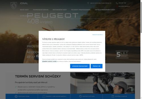 Zobrazit webové stránky Peugeot Jonal, spol. s.r.o.