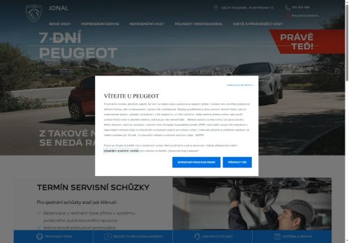 Zobrazit webové stránky Peugeot Jonal, spol. s.r.o.