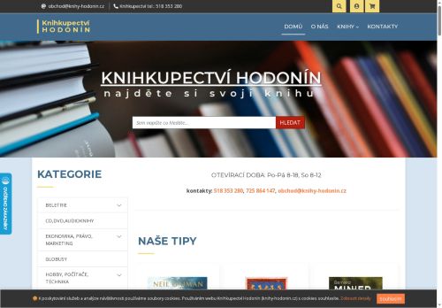 Zobrazit webové stránky Knihkupectví Hodonín