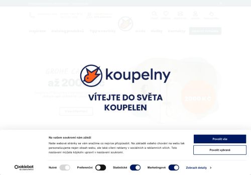 Zobrazit webové stránky Koupelny Ptáček