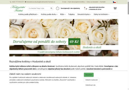 Zobrazit webové stránky Květinářství Fantasi