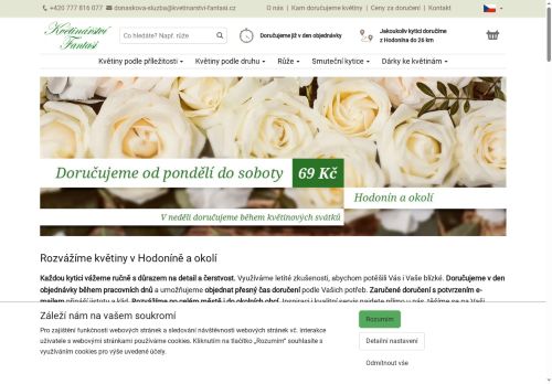 Zobrazit webové stránky Květinářství Fantasi