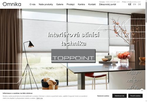 Zobrazit webové stránky Omnika