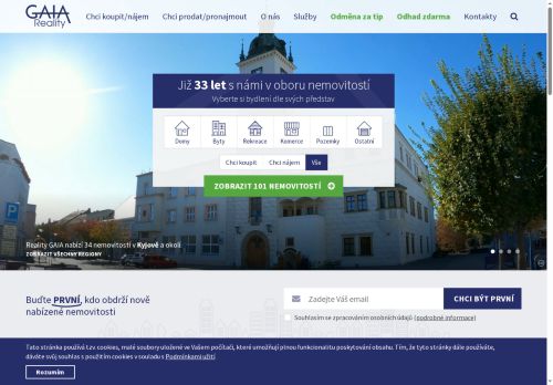 Zobrazit webové stránky Reality GAIA, spol. s r.o.