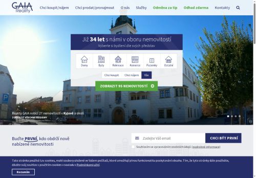 Zobrazit webové stránky Reality GAIA, spol. s r.o.