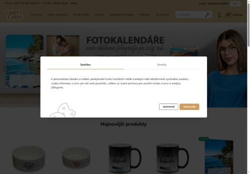 Zobrazit webové stránky Copy Color