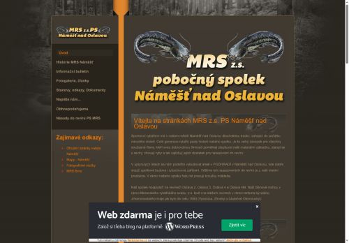 Zobrazit webové stránky Moravský rybářský svaz Náměšť nad Oslavou