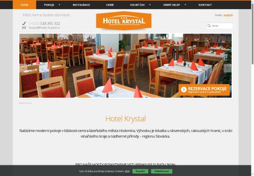 Zobrazit webové stránky Hotel Krystal