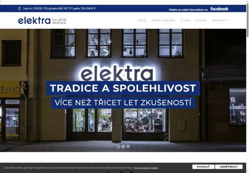 Zobrazit webové stránky Elektra Ivo Lžičař