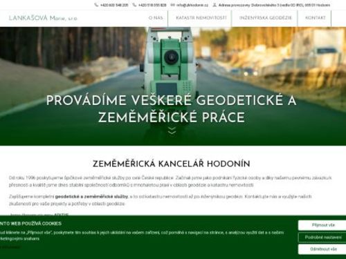 Zeměměřičská kancelář Marie Lankašové