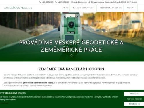 Zeměměřičská kancelář Marie Lankašové