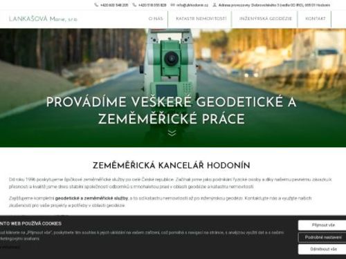 Zeměměřičská kancelář Marie Lankašové