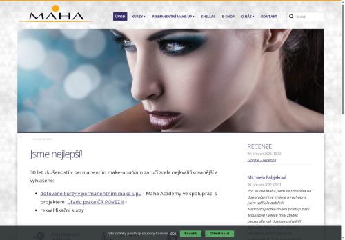 Zobrazit webové stránky Ing. Romana Moulisová - MAHA STUDIO