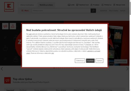Zobrazit webové stránky Kaufland Veselí nad Moravou