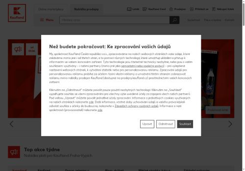 Zobrazit webové stránky Kaufland Veselí nad Moravou