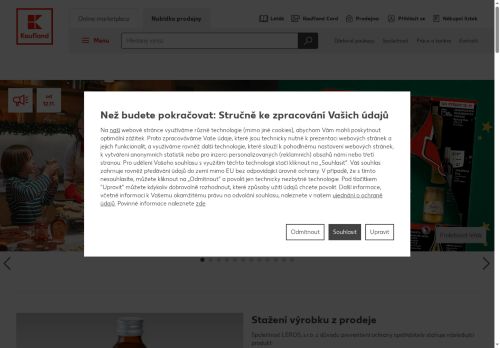Zobrazit webové stránky Kaufland Veselí nad Moravou