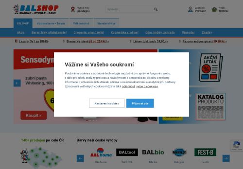 Zobrazit webové stránky BARVY SK, s.r.o. - Barevný ráj