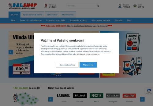 Zobrazit webové stránky BARVY SK, s.r.o. - Barevný ráj