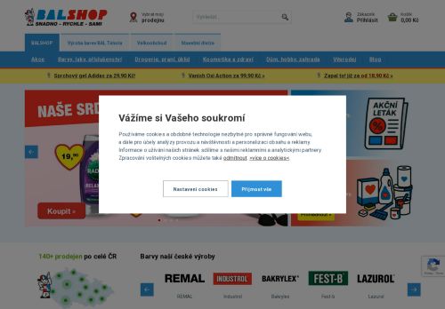 Zobrazit webové stránky BARVY SK, s.r.o. - Barevný ráj