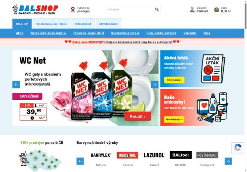 Zobrazit webové stránky BARVY SK, s.r.o. - Barevný ráj