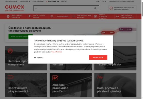 Zobrazit webové stránky GUMEX, spol. s r.o.
