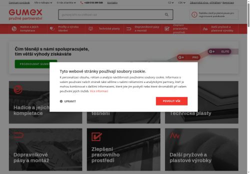 Zobrazit webové stránky GUMEX, spol. s r.o.