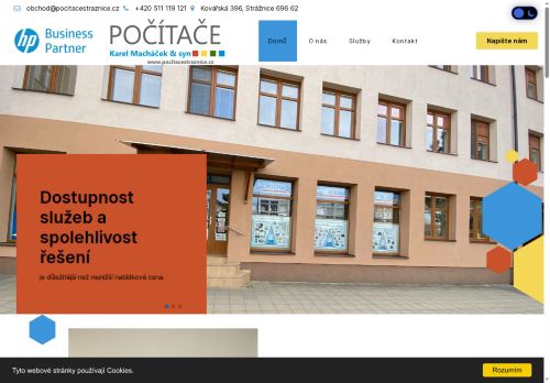 Zobrazit webové stránky Počítače - Karel Macháček & syn