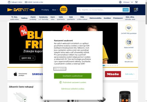 Zobrazit webové stránky DATART - prodejna Kolín