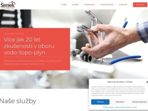 Šimek vodo-topo-plyn